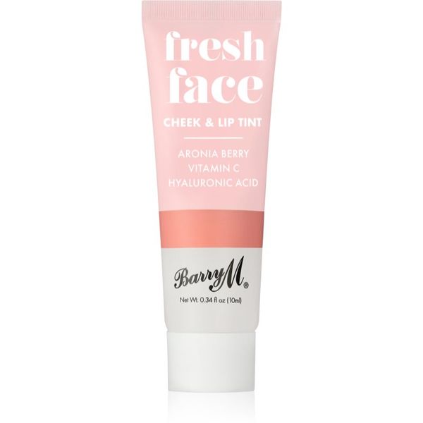 Barry M Barry M Fresh Face течен руж и блясък за устни цвят Peach Glow 10 мл.