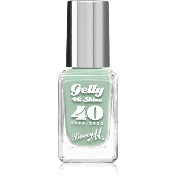 Barry M Barry M Gelly Hi Shine "40" 1982 - 2022 лак за нокти цвят Eucalyptus 10 мл.