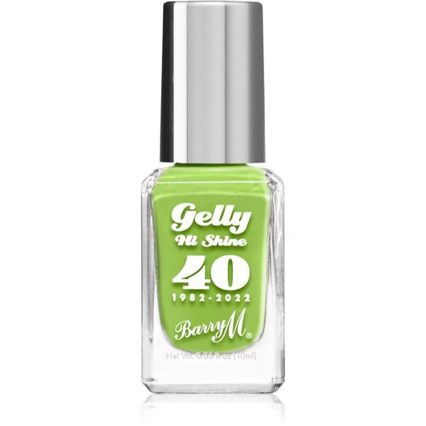 Barry M Barry M Gelly Hi Shine "40" 1982 - 2022 лак за нокти цвят Fizzy Apple 10 мл.