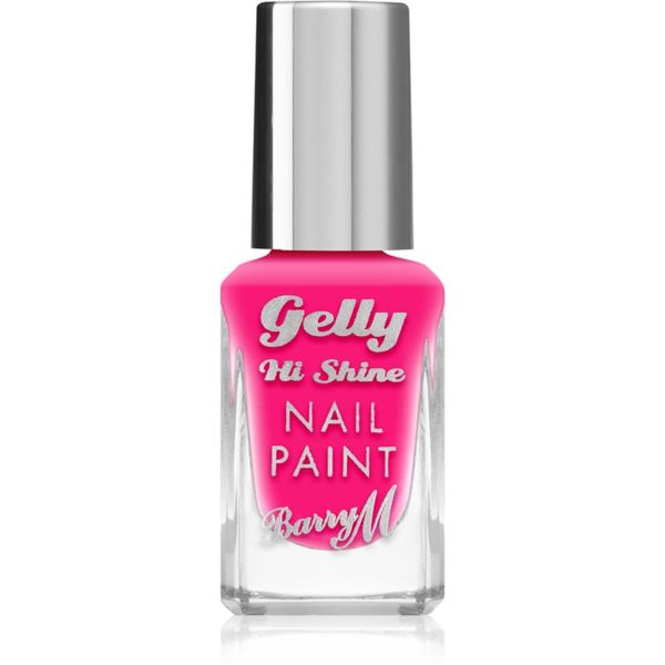 Barry M Barry M Gelly Hi Shine лак за нокти цвят Pink Punch 10 мл.