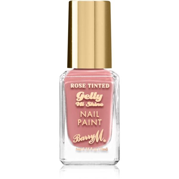 Barry M Barry M Gelly Hi Shine Rose Tinted лак за нокти цвят Crushed 10 мл.