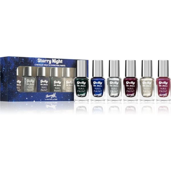 Barry M Barry M Gelly Hi Shine Starry Night комплект лак за нокти