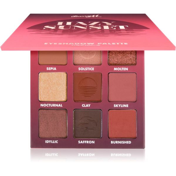Barry M Barry M Hazy Sunset палитра сенки за очи цвят Hazy Sunset 9x1,4 гр.