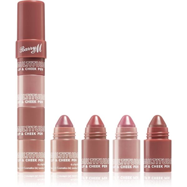 Barry M Barry M Multitude Lip and Cheek Pen червило на устните и бузите цвят Honey Honey 3,8 гр.
