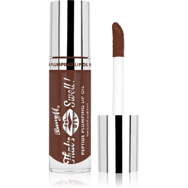 Barry M Barry M That's Swell! Peptide Plumping Lip Oil масло от нар за обем цвят Hazelnut Haze 6.5 мл.