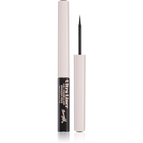 Barry M Barry M Ultra Liner 2-in-1 серум за мигли 2 в 1 цвят Black 1,7 мл.