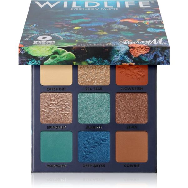 Barry M Barry M Wildlife Ocean палитра сенки за очи 10,8 гр.