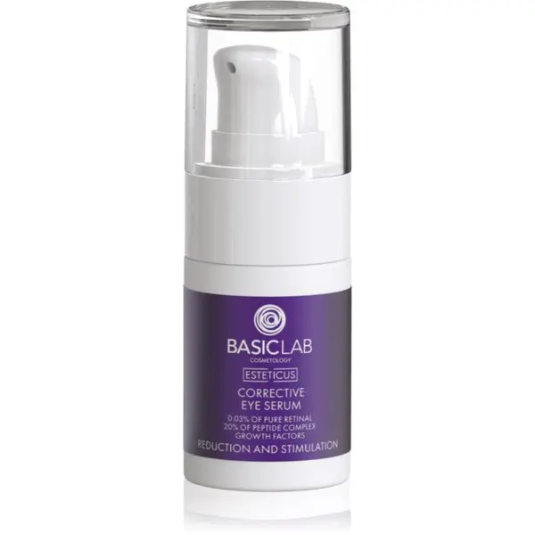 BasicLab BasicLab Cosmetology Esteticus подмладяващ серум за очи за стягане на кожата 15 мл.
