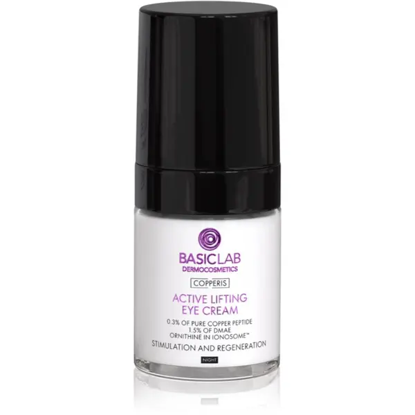 BasicLab BasicLab Dermocosmetics Copperis лифтинг крем за околоочната зона за нощ 18 мл.