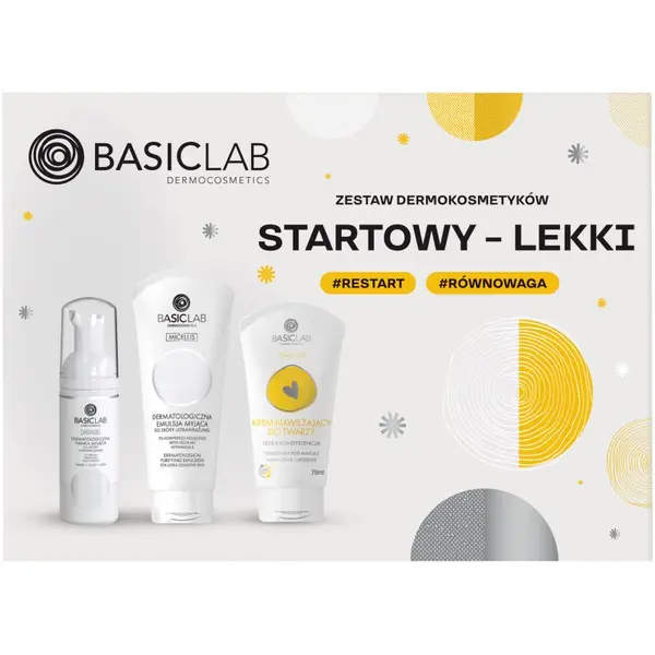 BasicLab BasicLab Dermocosmetics Light Basic подаръчен комплект за чувствителна кожа на лицето