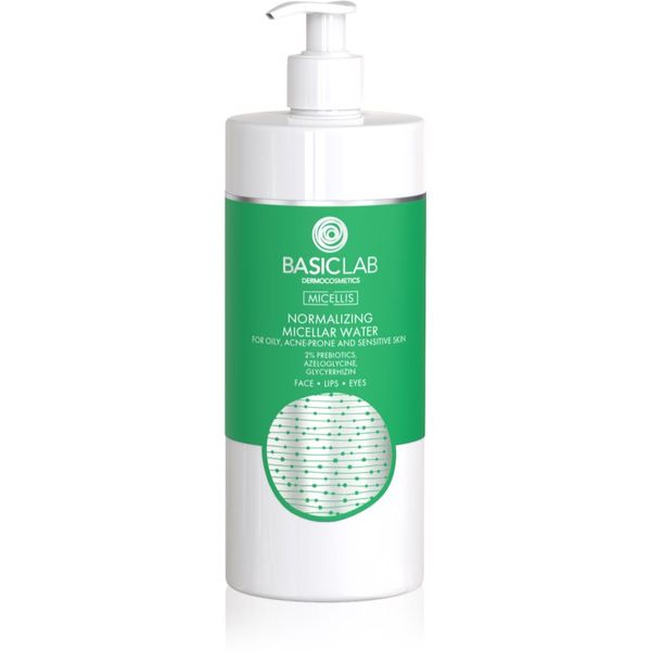 BasicLab BasicLab Dermocosmetics Micellis мицеларна вода за смесена към мазна кожа с дозатор 500 мл.