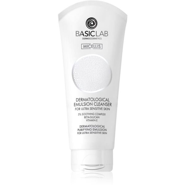 BasicLab BasicLab Dermocosmetics Micellis нежна почистваща емулсия за много чувствителна кожа 100 мл.