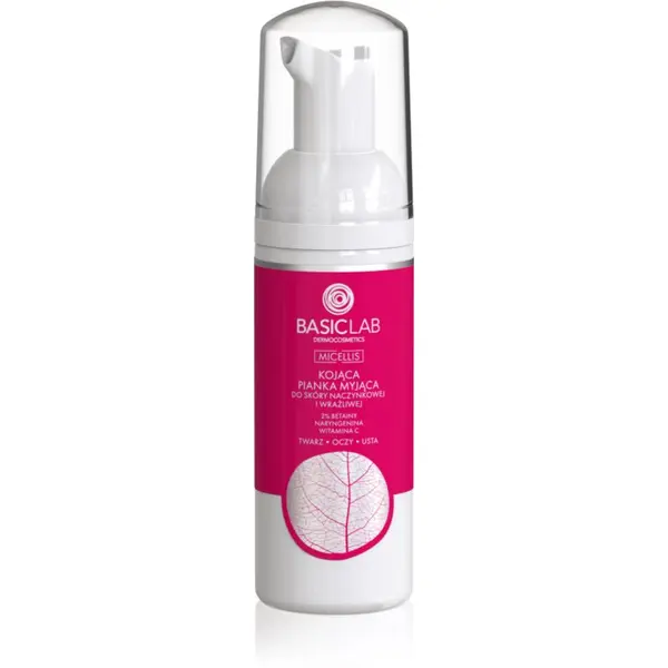 BasicLab BasicLab Dermocosmetics Micellis нежна почистваща пяна за чувствителна и зачервена кожа 50 мл.