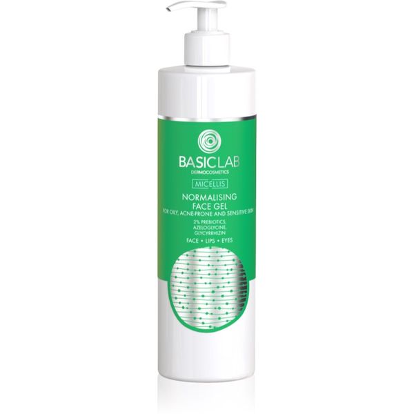 BasicLab BasicLab Dermocosmetics Micellis нормализиращ почистващ гел за мазна кожа склонна към акне 300 мл.