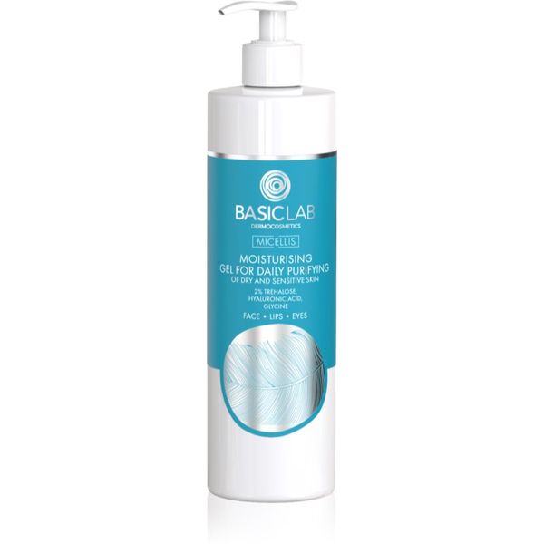 BasicLab BasicLab Dermocosmetics Micellis овлажняващ почистващ гел за суха до чувствителна кожа 300 мл.