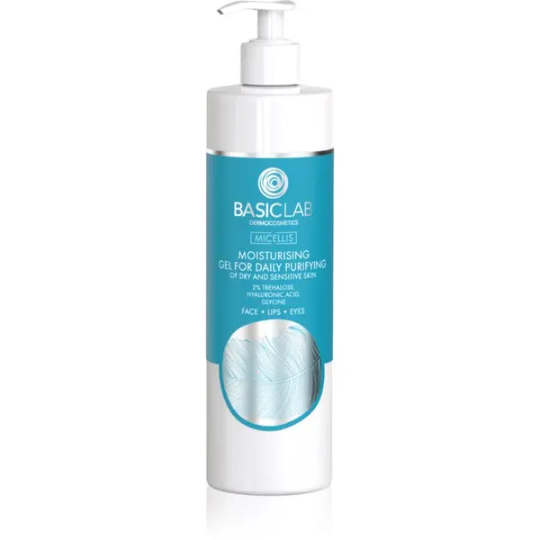 BasicLab BasicLab Dermocosmetics Micellis овлажняващ почистващ гел за суха до чувствителна кожа 300 мл.