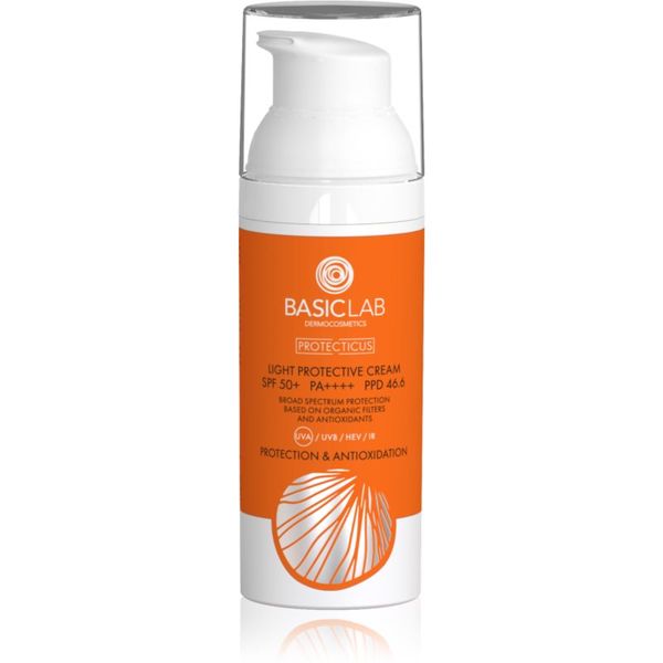 BasicLab BasicLab Dermocosmetics Protecticus лек защитен крем за лице SPF 50+ 50 мл.