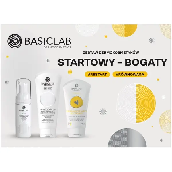 BasicLab BasicLab Dermocosmetics Rich Basic подаръчен комплект за чувствителна кожа на лицето