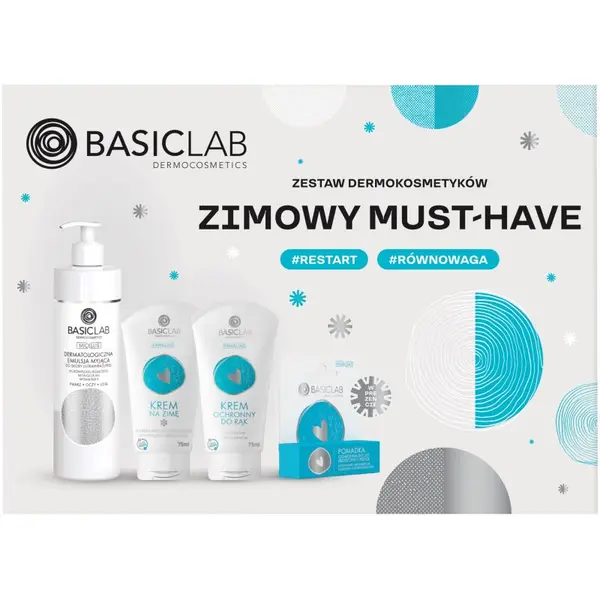 BasicLab BasicLab Dermocosmetics Winter Must-have подаръчен комплект против студ и вятър