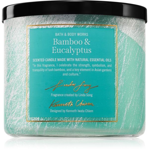 Bath & Body Works Bath & Body Works Bamboo & Eucalyptus ароматна свещ 411 гр.