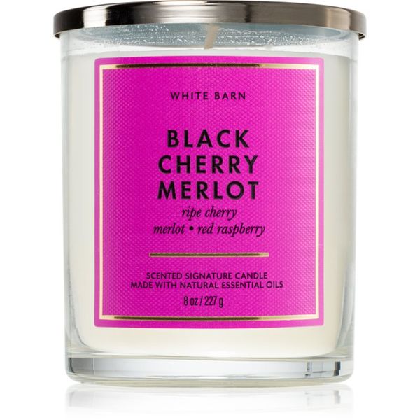 Bath & Body Works Bath & Body Works Black Cherry Merlot ароматна свещ 227 гр.