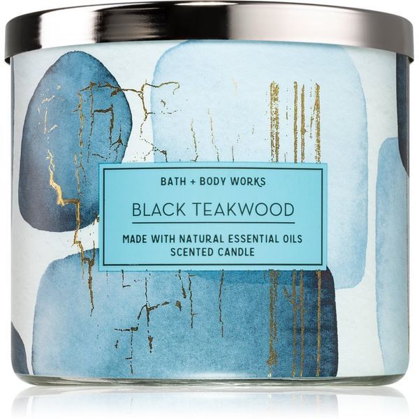 Bath & Body Works Bath & Body Works Black Teakwood ароматна свещ I. 411 гр.