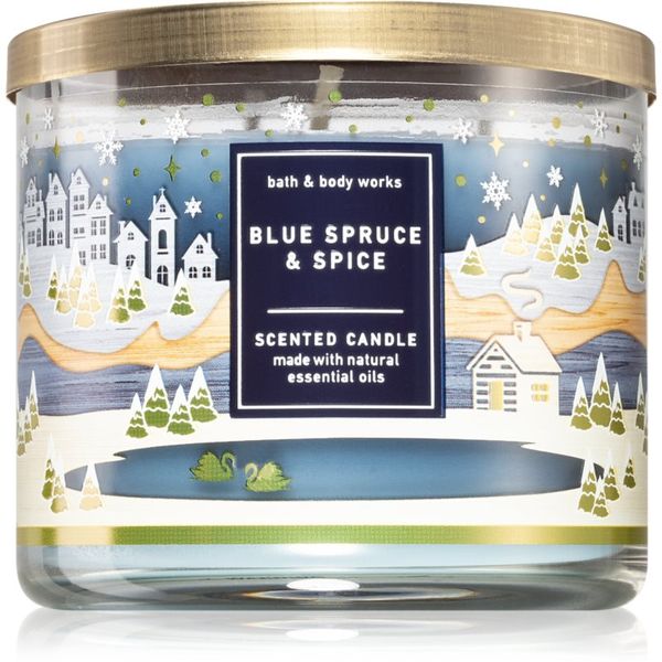Bath & Body Works Bath & Body Works Blue Spruce & Spice ароматна свещ 411 гр.