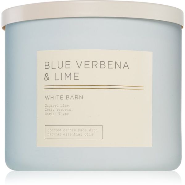 Bath & Body Works Bath & Body Works Blue Verbena & Lime ароматна свещ 411 гр.