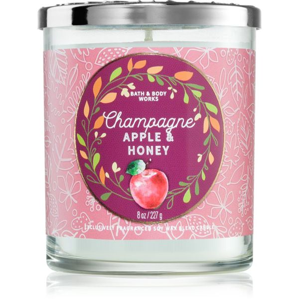 Bath & Body Works Bath & Body Works Champagne Apple & Honey ароматна свещ 227 гр.