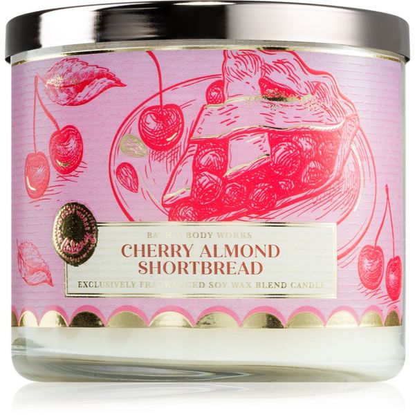Bath & Body Works Bath & Body Works Cherry Almond Shortbread ароматна свещ 411 гр.
