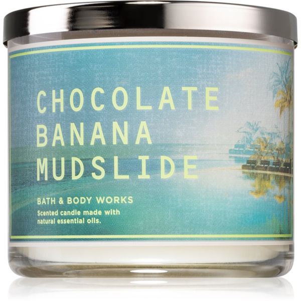 Bath & Body Works Bath & Body Works Chocolate Banana Mudslide ароматна свещ 411 гр.