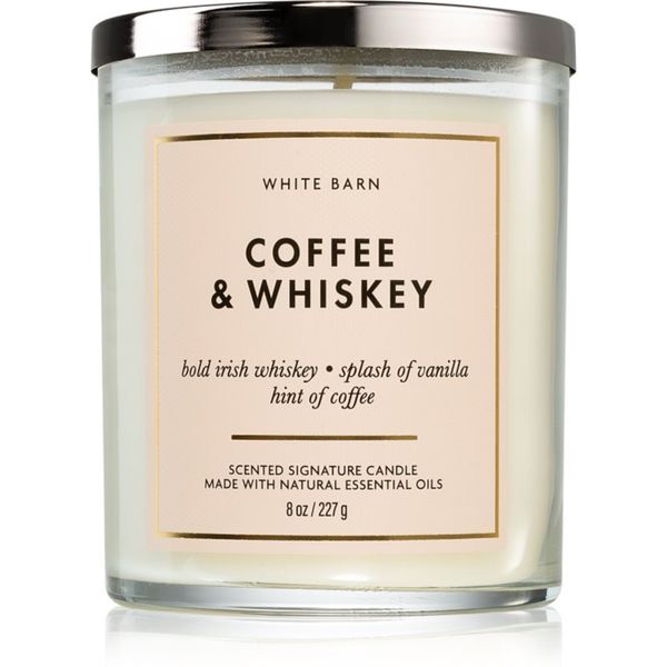 Bath & Body Works Bath & Body Works Coffee & Whiskey ароматна свещ 227 гр.
