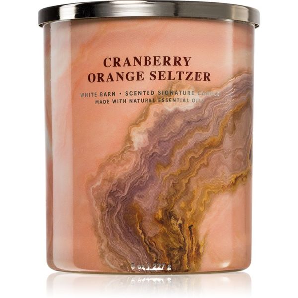 Bath & Body Works Bath & Body Works Cranberry Orange Seltzer ароматна свещ 227 гр.