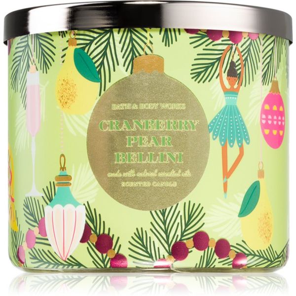 Bath & Body Works Bath & Body Works Cranberry Pear Bellini ароматна свещ 411 гр.