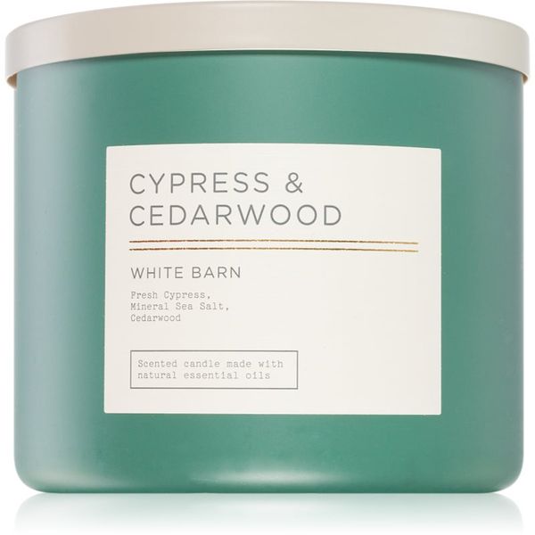 Bath & Body Works Bath & Body Works Cypress & Cedarwood ароматна свещ 411 гр.