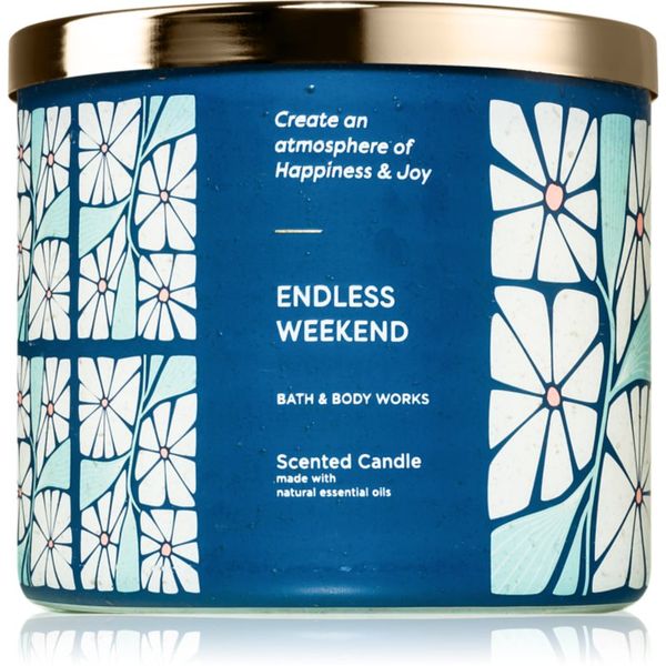Bath & Body Works Bath & Body Works Endless Weekend ароматна свещ 411 гр.