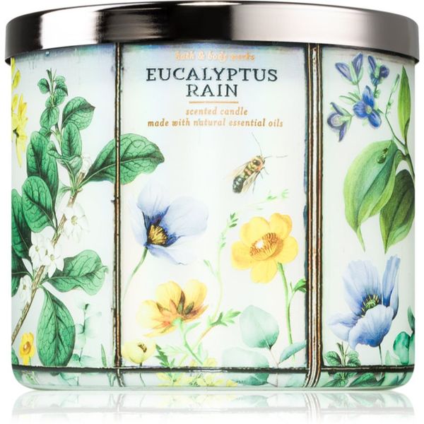 Bath & Body Works Bath & Body Works Eucalyptus Rain ароматна свещ 411 гр.