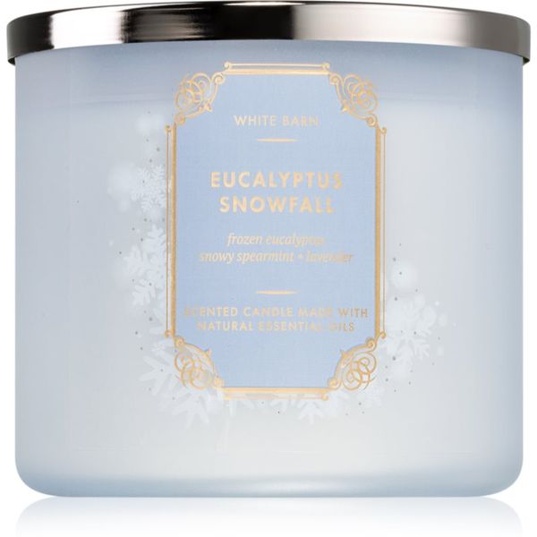Bath & Body Works Bath & Body Works Eucalyptus Snowfall ароматна свещ 411 гр.