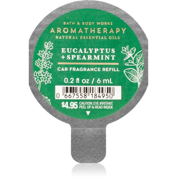 Bath & Body Works Bath & Body Works Eucalyptus Spearmint aроматизатор за автомобил пълнител 6 мл.