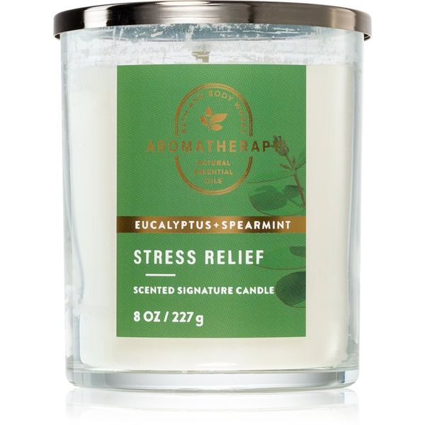 Bath & Body Works Bath & Body Works Eucalyptus Spearmint ароматна свещ Stress Relief 227 гр.