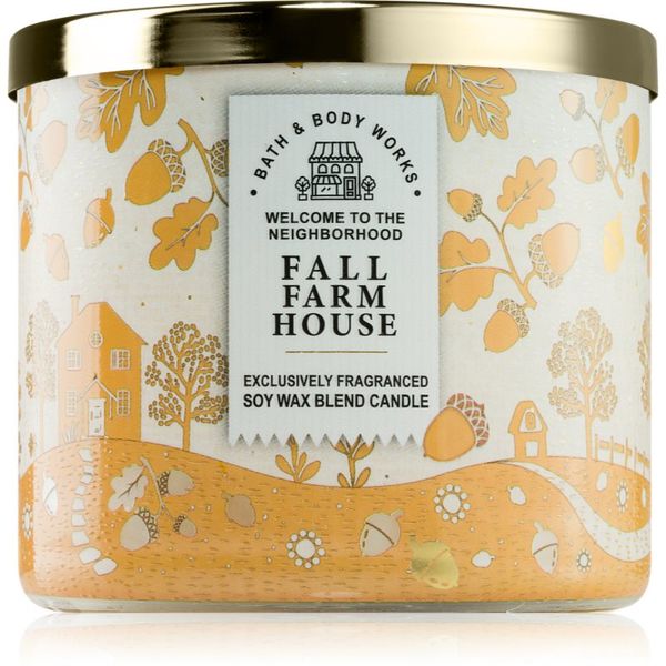 Bath & Body Works Bath & Body Works Fall Farmhouse ароматна свещ 411 гр.