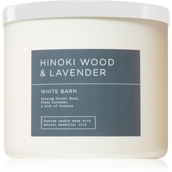 Bath & Body Works Bath & Body Works Hinoki Wood & Lavender ароматна свещ 411 гр.