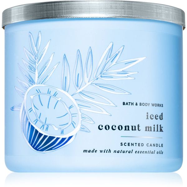 Bath & Body Works Bath & Body Works Iced Coconut Milk ароматна свещ 411 гр.