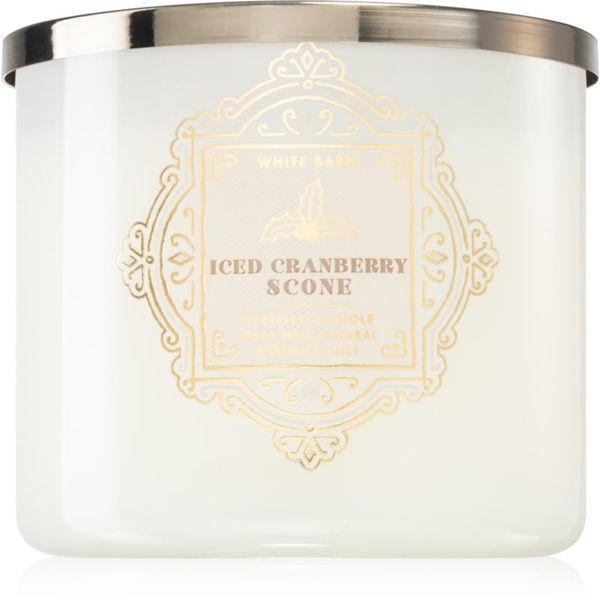 Bath & Body Works Bath & Body Works Iced Cranberry Scone ароматна свещ 411 гр.