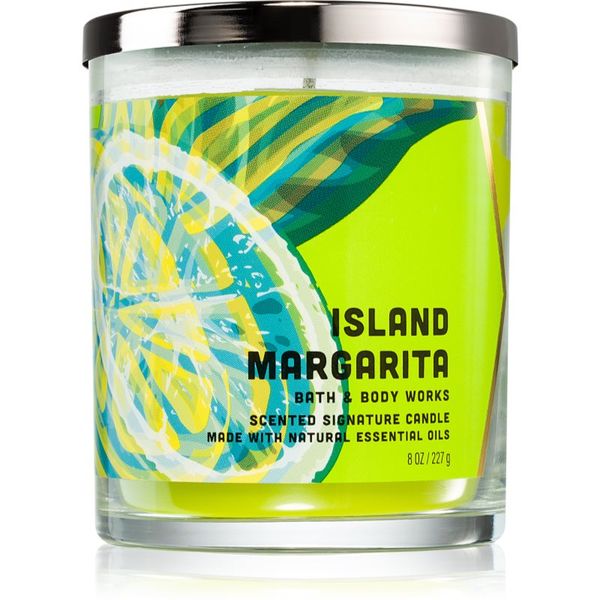 Bath & Body Works Bath & Body Works Island Margarita ароматна свещ с есенциални масла 227 гр.