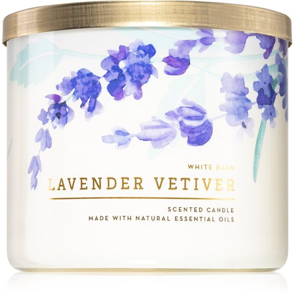 Bath & Body Works Bath & Body Works Lavender Vetiver ароматна свещ 411 гр.