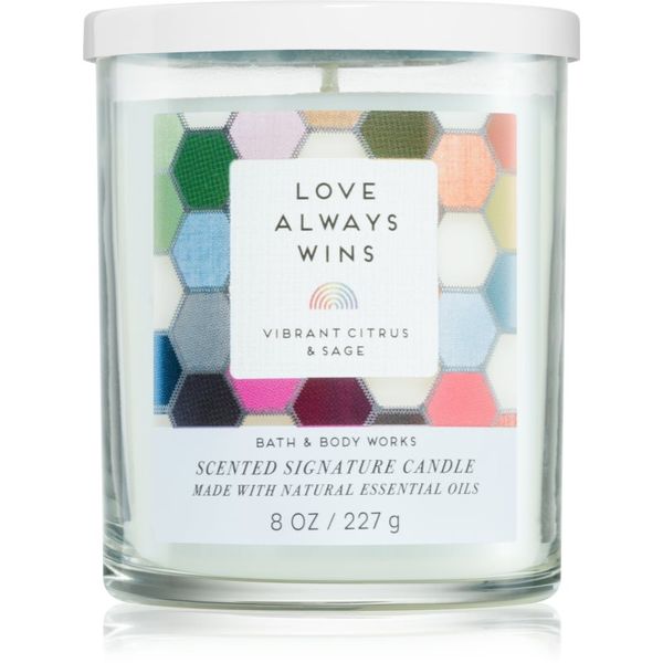 Bath & Body Works Bath & Body Works Love Always Wins ароматна свещ 227 гр.