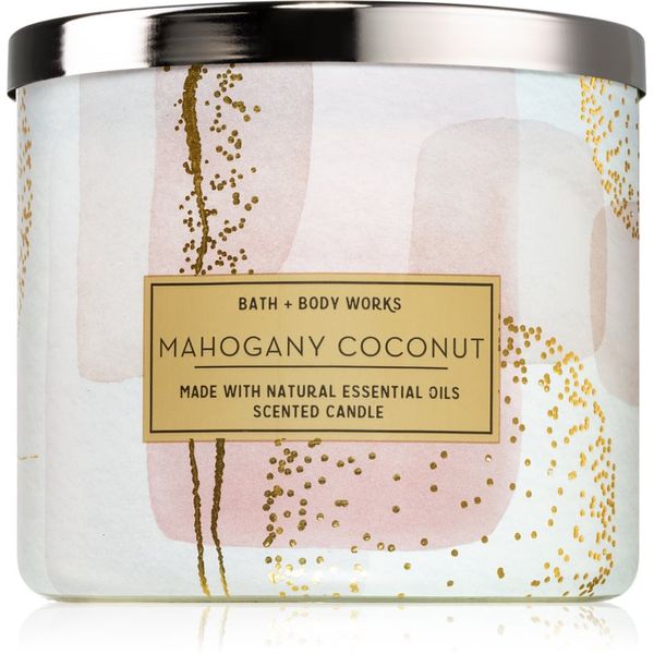 Bath & Body Works Bath & Body Works Mahogany Coconut ароматна свещ II. 411 гр.