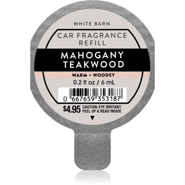 Bath & Body Works Bath & Body Works Mahogany Teakwood aроматизатор за автомобил пълнител 6 мл.