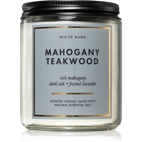 Bath & Body Works Bath & Body Works Mahogany Teakwood ароматна свещ 198 гр.